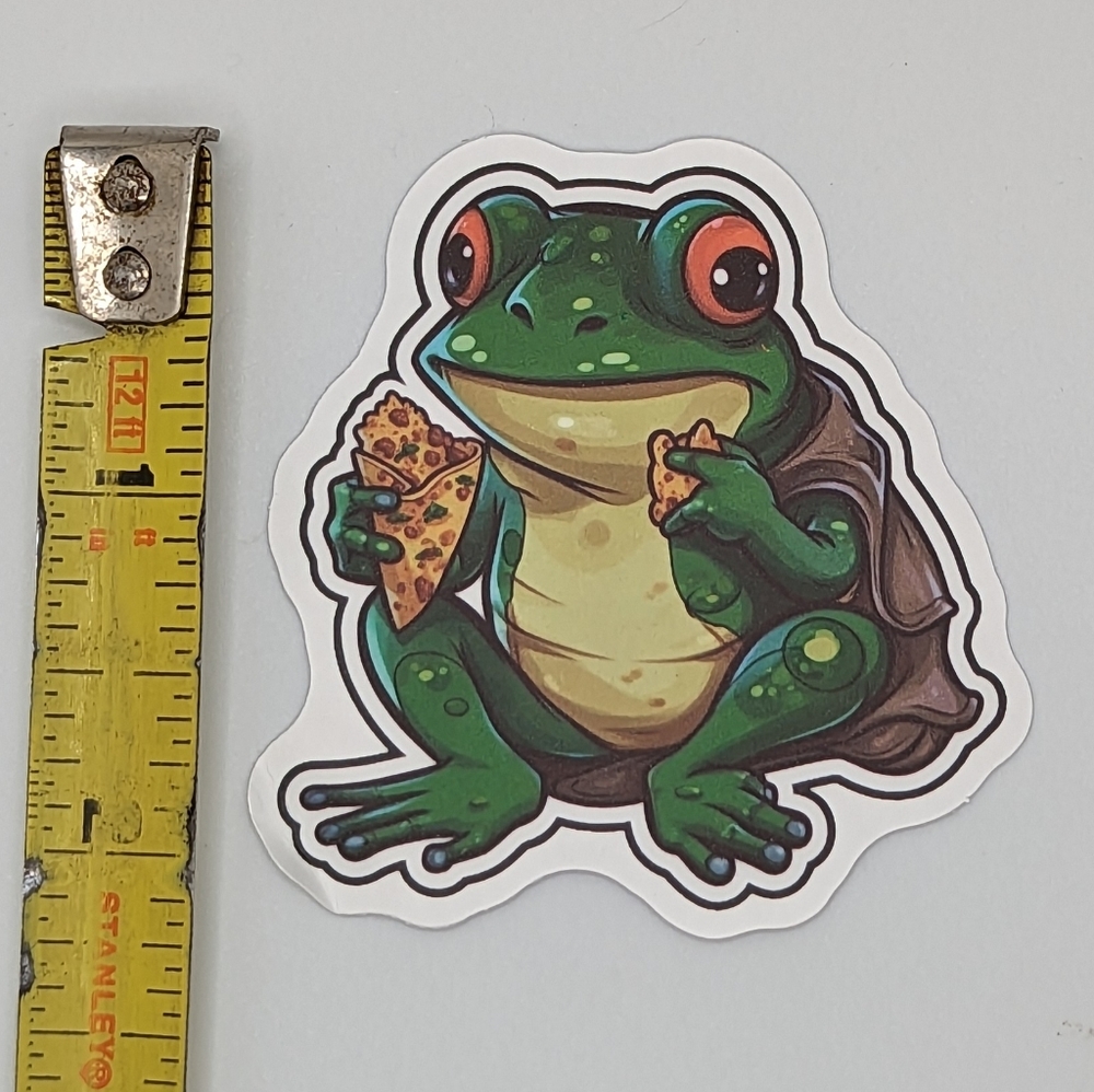 Frog Sticker - Picture 2 of 2